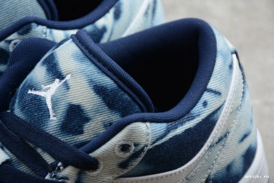 Cheap EP Low 1 CZ8455-100 Washed Denim CZ8455-100 Jordan 0130